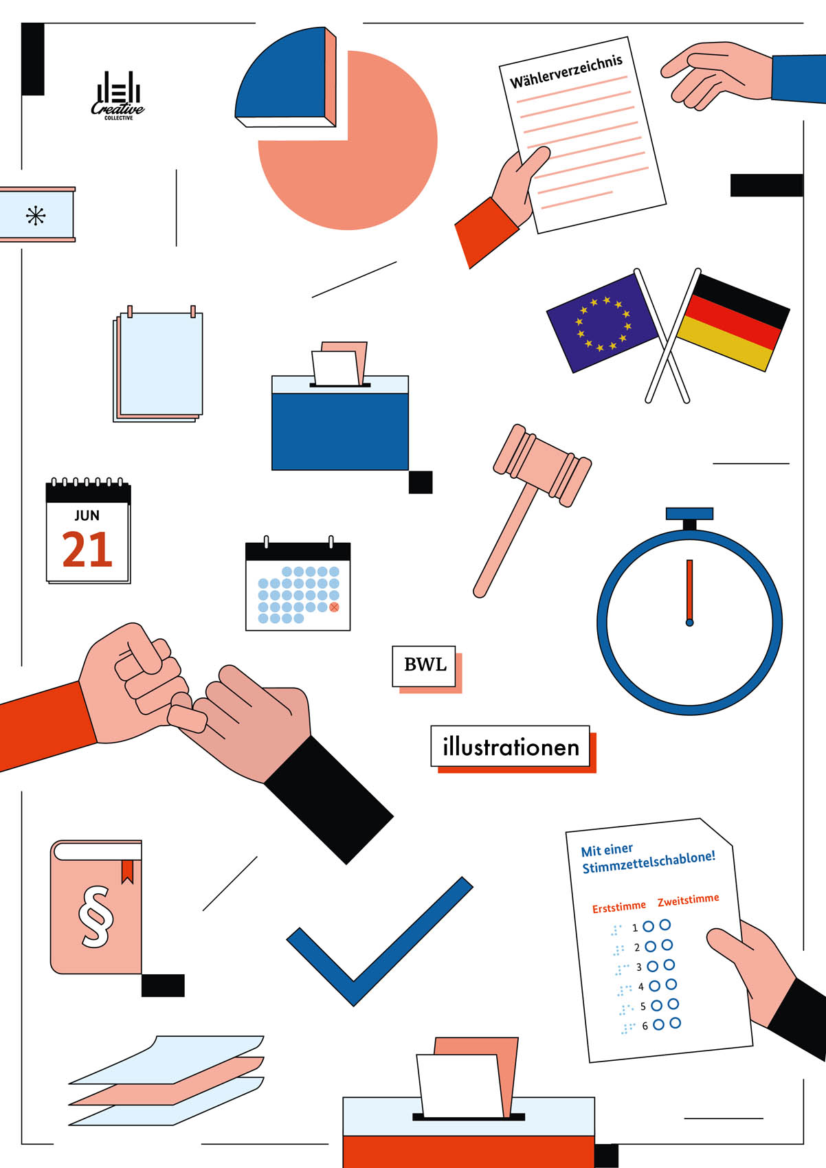 Bundeswahl Grafiken